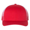 Custom Hats Richardson Red - Red To White Fade 112PM Richardson Adjustable Snapback Two Tone Hats Custom Patch Hats Patch Hat