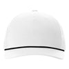 Custom Hats Richardson White - Black 112FPR Richardson Adjustable Snapback  Rope Hats Custom Patch Hats Patch Hat