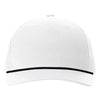 Custom Hats Richardson White - Navy 112FPR Richardson Adjustable Snapback  Rope Hats Custom Patch Hats Patch Hat