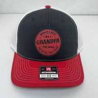 Custom Hats Richardson Worlds Best Grandpa 112 Richardson Custom Patch Hats Patch Hat