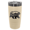 Custom Hats Warm Sand - Ghost Black Engravable 20oz Tumbler with Slider Lid Custom Patch Hats Patch Hat