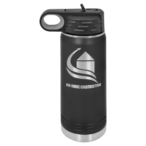 Custom Hats Water Bottle Black 20oz Engravable Polar Camel Water Bottle Custom Patch Hats Patch Hat