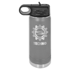 Custom Hats Water Bottle Dark Grey 20oz Engravable Polar Camel Water Bottle Custom Patch Hats Patch Hat