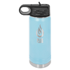 Custom Hats Water Bottle Light Blue 20oz Engravable Polar Camel Water Bottle Custom Patch Hats Patch Hat