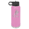 Custom Hats Water Bottle Light Purple 32oz Polar Camel Engravable Water Bottle Custom Patch Hats Patch Hat
