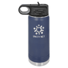 Custom Hats Water Bottle Navy Blue 20oz Engravable Polar Camel Water Bottle Custom Patch Hats Patch Hat