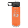 Custom Hats Water Bottle Orange 20oz Engravable Polar Camel Water Bottle Custom Patch Hats Patch Hat