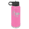 Custom Hats Water Bottle Pink 32oz Polar Camel Engravable Water Bottle Custom Patch Hats Patch Hat