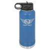 Custom Hats Water Bottle Royal Blue 32oz Polar Camel Engravable Water Bottle Custom Patch Hats Patch Hat
