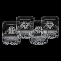 Custom Hats Whiskey Glass 4 Pack Engravable Whiskey Glass set Custom Patch Hats Patch Hat