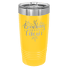 Custom Hats Yellow Engravable 20oz Tumbler with Slider Lid Custom Patch Hats Patch Hat